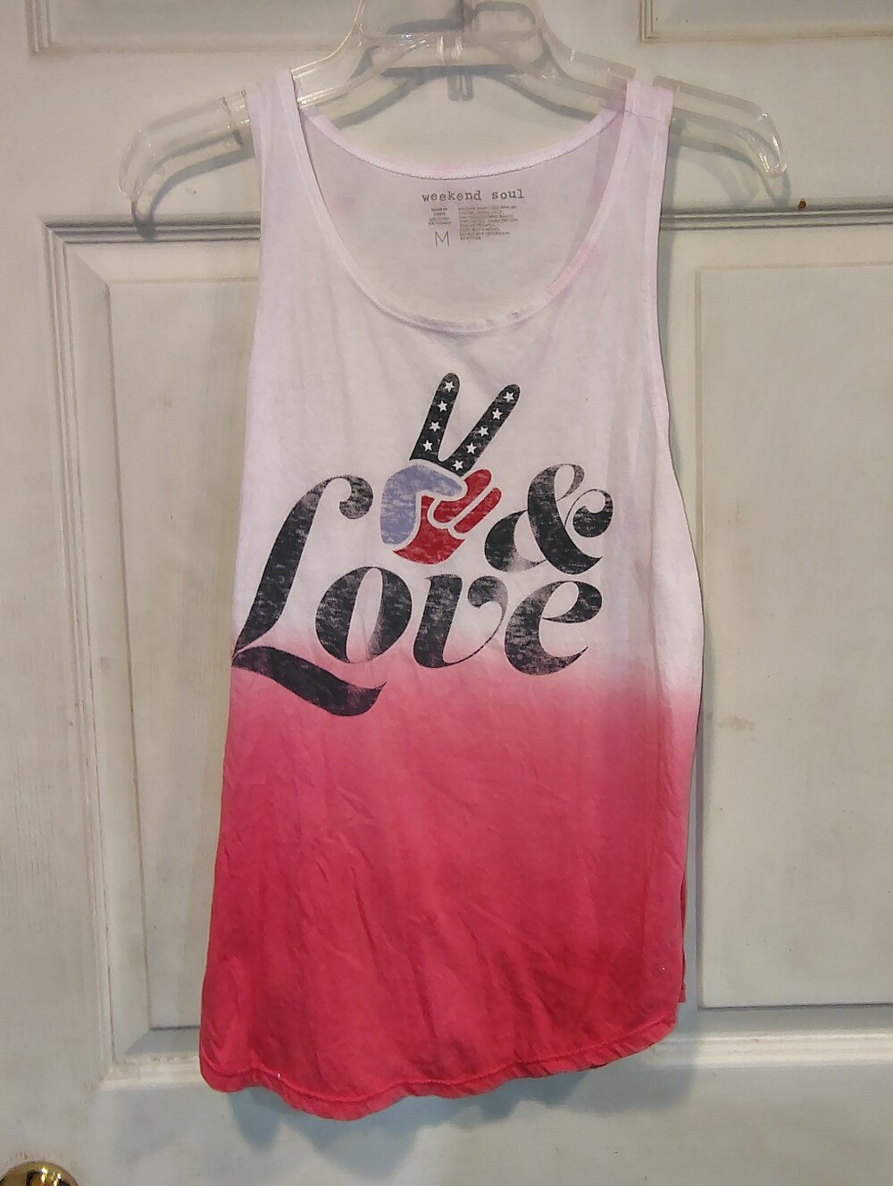 Weekend Soul Women's Size M Ombre Tank Top